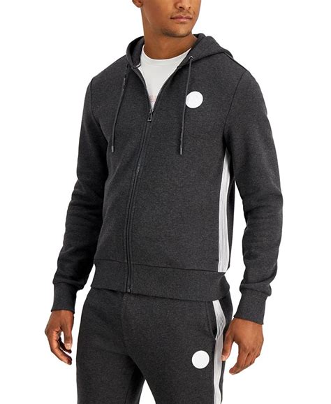 michael kors men's classic-fit taped hoodie|men's Michael Kors tracksuit.